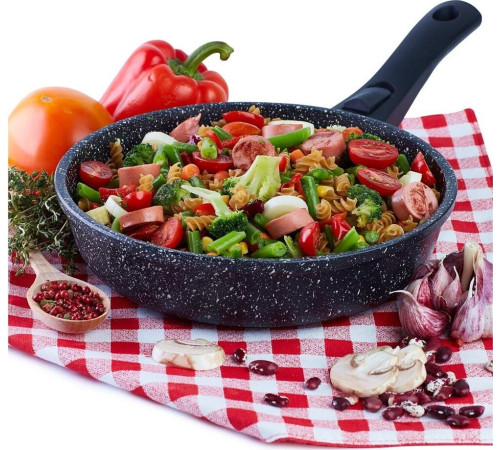 ТРАДИЦИЯ ТГП2245И а/пр литая 24см съемн/руч Гранит плюс