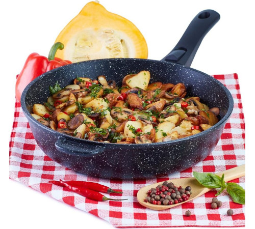 ТРАДИЦИЯ ТГП2285И а/пр литая 28см съемн/руч Гранит плюс