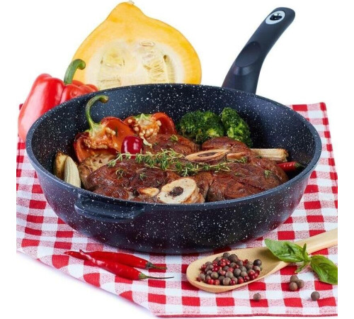 ТРАДИЦИЯ ТГП2285И а/пр литая 28см съемн/руч Гранит плюс