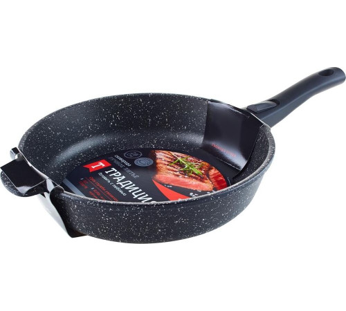 ТРАДИЦИЯ ТГП2285И а/пр литая 28см съемн/руч Гранит плюс