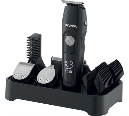 HYUNDAI H-HC7120 черный/серебристый 5Вт (насадок в компл:10шт)