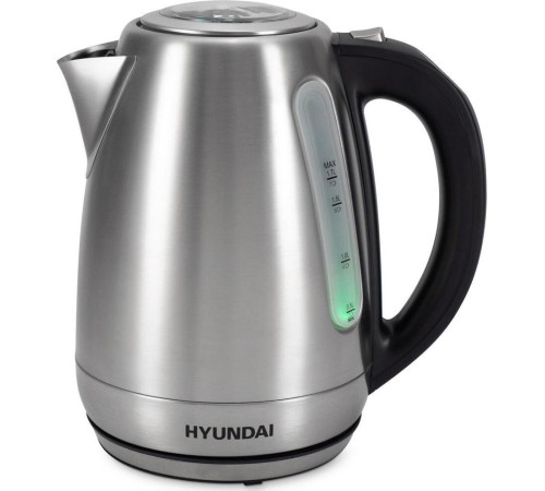HYUNDAI HYK-S8408 1.7л. 2200Вт серебристый матовый/черный (нержавеющая сталь)