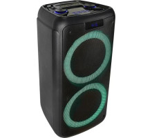 PERFEO (PF_B4915) ПАС (PARTY MAKER 100) BT, EQ, MP3 USB/TF, AUX, FM, 2x6.35, TWS, LED, пульт д/у