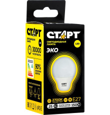 СТАРТ (466) LEDGLSE27 25W 30 WS 10/101 черный