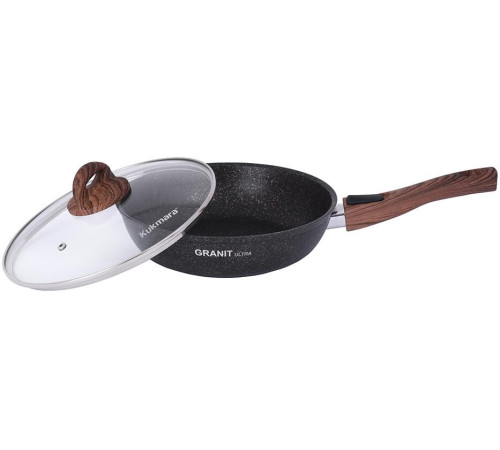 KUKMARA сго263а а/пр литая 26см съемн/руч стекл/кр Granit ultra original