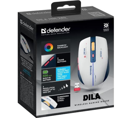 DEFENDER (52282) Dila MM-282 белый+синий