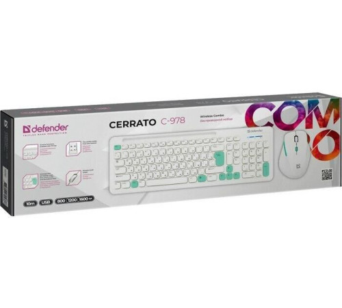 DEFENDER (45978) Cerrato C-978 RU бел+голубой