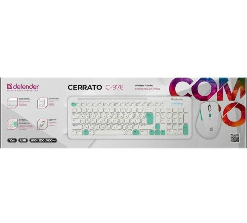 DEFENDER (45978) Cerrato C-978 RU бел+голубой