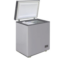 БИРЮСА M155KX 145л (ларь, глухая крышка) металлик