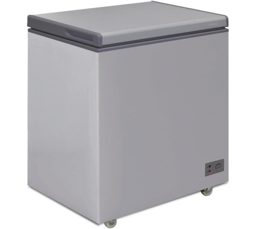 БИРЮСА M155KX 145л (ларь, глухая крышка) металлик