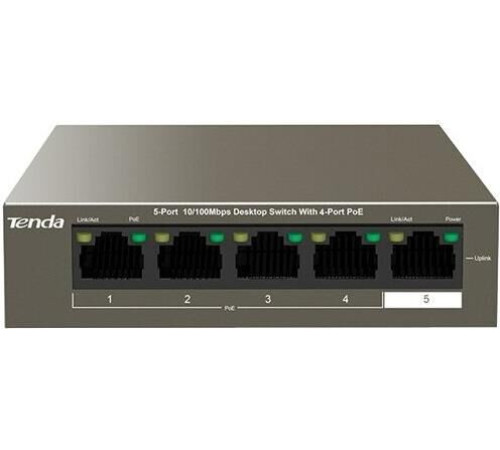 TENDA 5PORT TEF1105P-4-63W