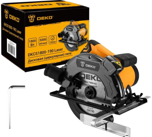 DEKO DKCS1800-190 Laser 1800Вт, 190мм диск, лазерный указатель 083-1011