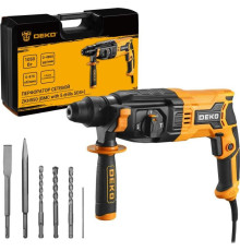 DEKO ZKH950 в кейсе с набором из 5 буров SDS+, 1050 Вт 083-1005