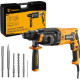 DEKO ZKH950 в кейсе с набором из 5 буров SDS+, 1050 Вт 083-1005