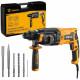 DEKO ZKH950 в кейсе с набором из 5 буров SDS+, 1050 Вт 083-1005