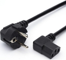 GOPOWER (00-00024536) C13 (f) 1.8м ПВХ 0.75мм угловой черный (1/125)