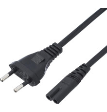 GOPOWER (00-00025227) C7 (2-pin) 1.8м ПВХ 0.75мм черный (1/300)