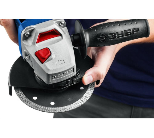 ЗУБР 1500 Вт, d125 мм, УШМ, Профессионал (УШМ-П125-1500 ПСТ)