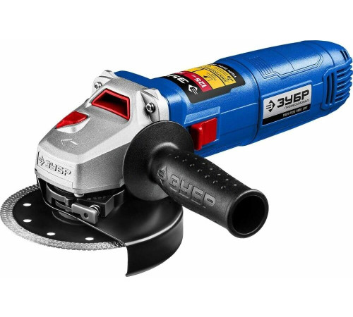 ЗУБР 1500 Вт, d125 мм, УШМ, Профессионал (УШМ-П125-1500 ПСТ)