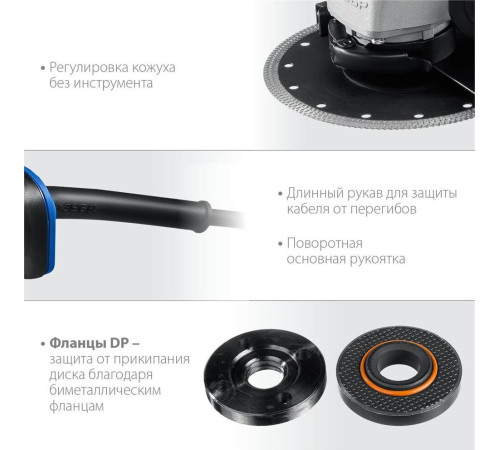 ЗУБР УШМ-П180-2000 П 2000 Вт, d180 мм, УШМ, Профессионал