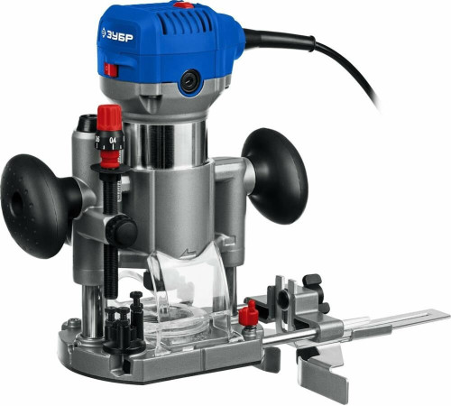 ЗУБР 750 Вт, кромочный фрезер, сумка, 3 основания, Профессионал (ФПК-750Н)