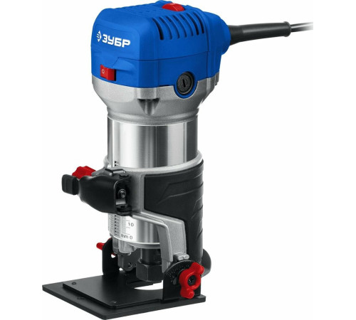 ЗУБР 750 Вт, кромочный фрезер, сумка, 3 основания, Профессионал (ФПК-750Н)