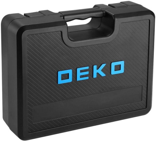 DEKO DKCD12V PRO в кейсе + оснастка 13 шт, 12В, 2х2.0Ач 083-1007