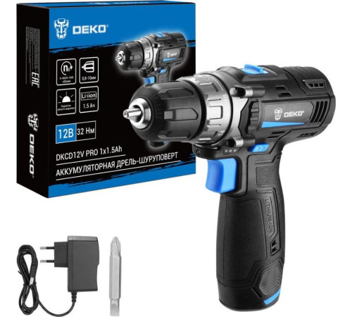 DEKO DKCD12V PRO, 12В, 1x1.5Ач 083-1003