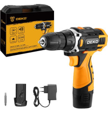 DEKO DKCD12V в кейсе, 12В, 2х1.5Ач 083-1006