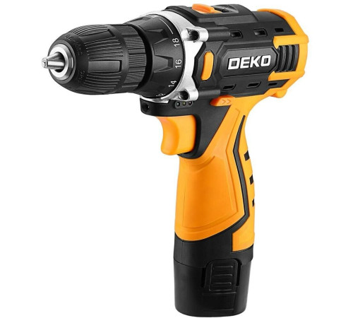 DEKO DKCD12V в кейсе, 12В, 2х1.5Ач 083-1006