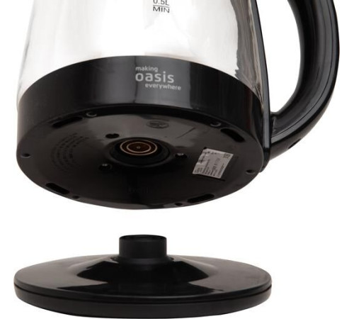 OASIS K-8GВ стекло/черный 1,8л.