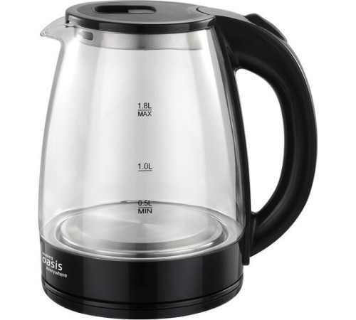 OASIS K-8GВ стекло/черный 1,8л.