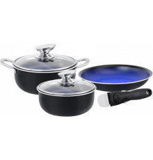 POMIDORO POMI D'ORO P640557 Comodo set Набор посуды для приготовления со съемной ручкой