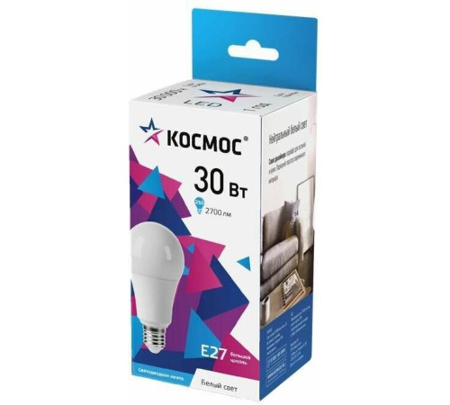 КОСМОС LkecLED30wA70E2745 белый