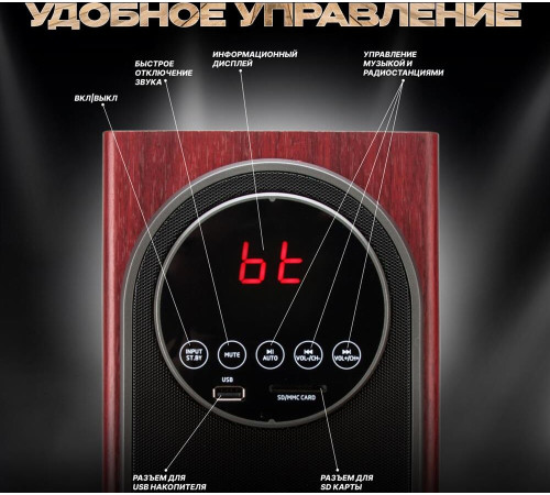 ELTRONIC (30-32) HOME SOUND - колонка 10 красный