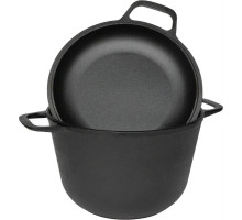 ГАРДАРИКА 1303-4 чугунная 3,0л с крышкой-сковородой