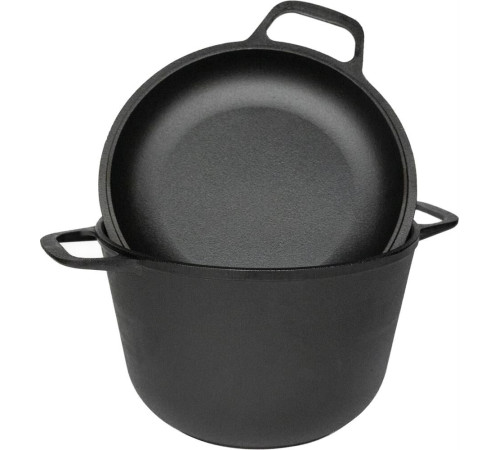 ГАРДАРИКА 1303-4 чугунная 3,0л с крышкой-сковородой