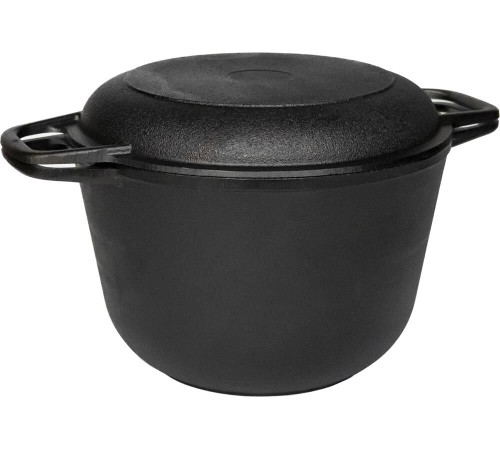 ГАРДАРИКА 1303-4 чугунная 3,0л с крышкой-сковородой