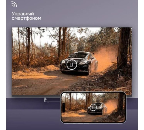 POLARLINE 65PQ71STC-SM UHD SMART TV Android Безрамочный