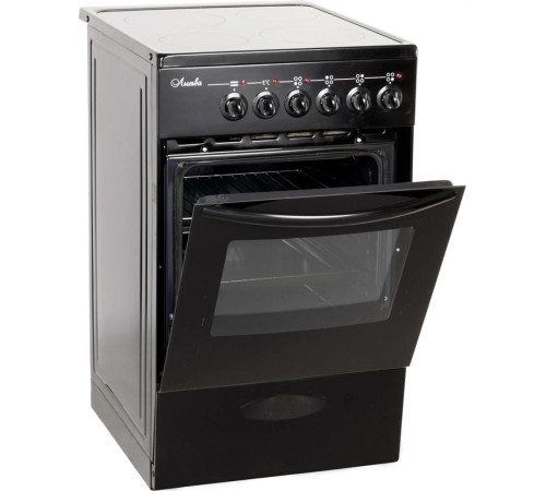 ЛЫСЬВА EF4011MK00 черный стеклокерамика (без крышки)