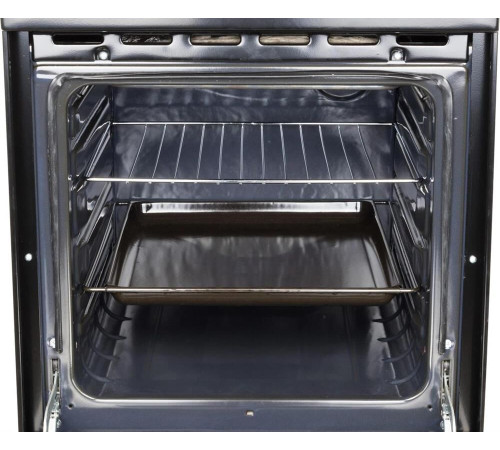 ЛЫСЬВА EF4011MK00 черный стеклокерамика (без крышки)