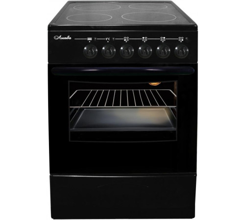 ЛЫСЬВА EF4011MK00 черный стеклокерамика (без крышки)