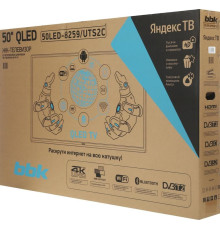 BBK 50LED-8259/UTS2C QLED SMART TV Android Ultra HD безрамочный