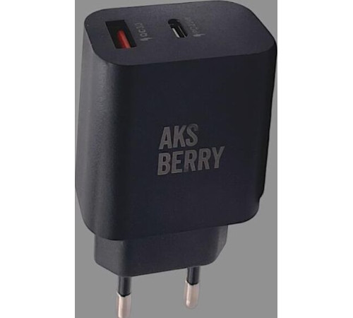 AKSBERRY (6900253220017) T43 20W PD + QC3.0 , черный