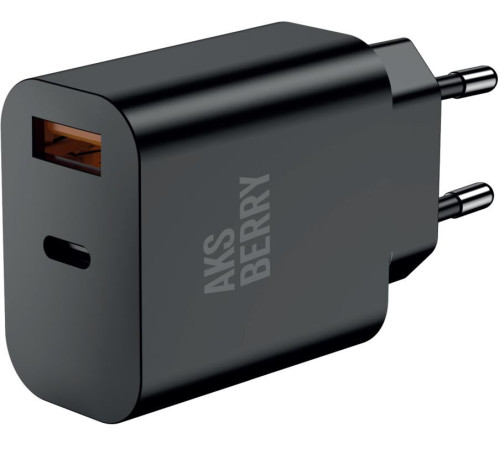 AKSBERRY (6900253220017) T43 20W PD + QC3.0 , черный