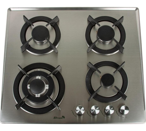 ELTRONIC (33-14) 4 конфорки, нержавеющая сталь