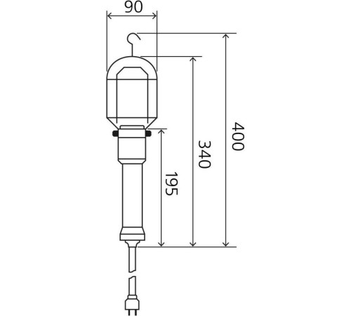 SMARTBUY (SBF-10-E27) переноска, цоколь Е27, с проводом 10м
