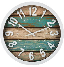 Часы настенные LEFARD 220-389 WOOD d35см циферблат d31см