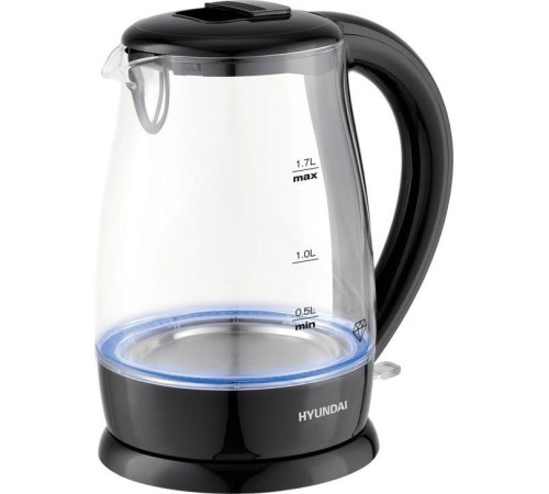 HYUNDAI HYK-G2011 1.7л. 2200Вт черный (стекло/пластик)