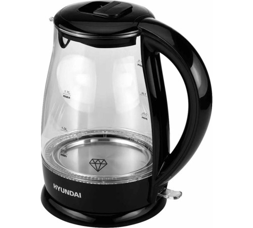 HYUNDAI HYK-G2011 1.7л. 2200Вт черный (стекло/пластик)
